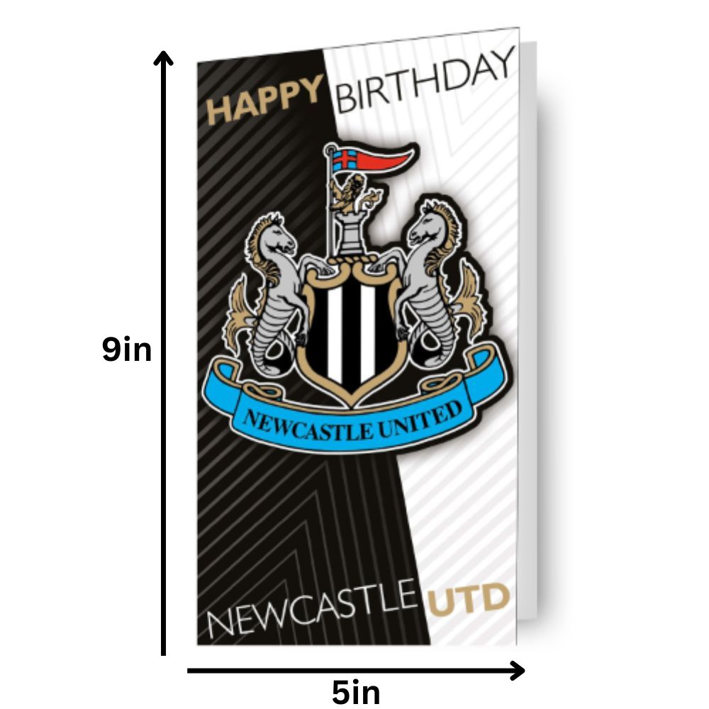 Newcastle United FC Happy Birthday' Card Official Product