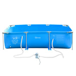 Steel Frame Pool With Filter Pump, Reinforced Sidewalls | Blue