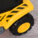 3-in-1 Kids Ride-on Tractor Scooter W/ Storage Basketball Net 1.5-4 Yrs