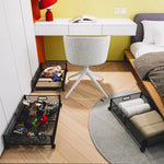Living and Home Metal Underbed Wheeled Storage Container