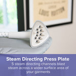 Steam Tower Plus - Vertical & Horizontal Clothes Steamer with Adjustable Ironing Board
