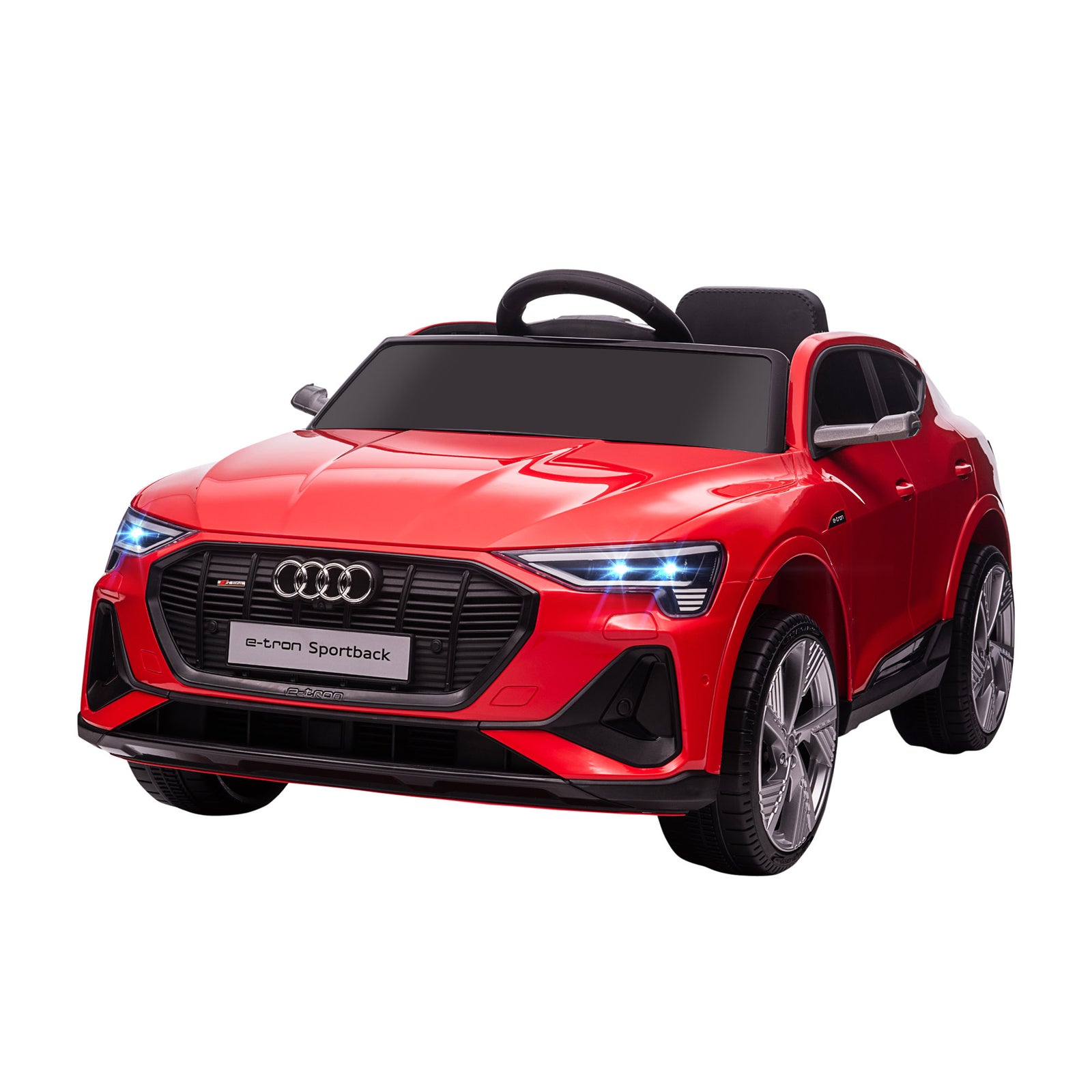 12v Kids Electric Ride-on Car/ W Remote Control, Lights, Music | Red