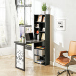 Convertible Desk With Whiteboard Multi-function Workstation | One Size | Black
