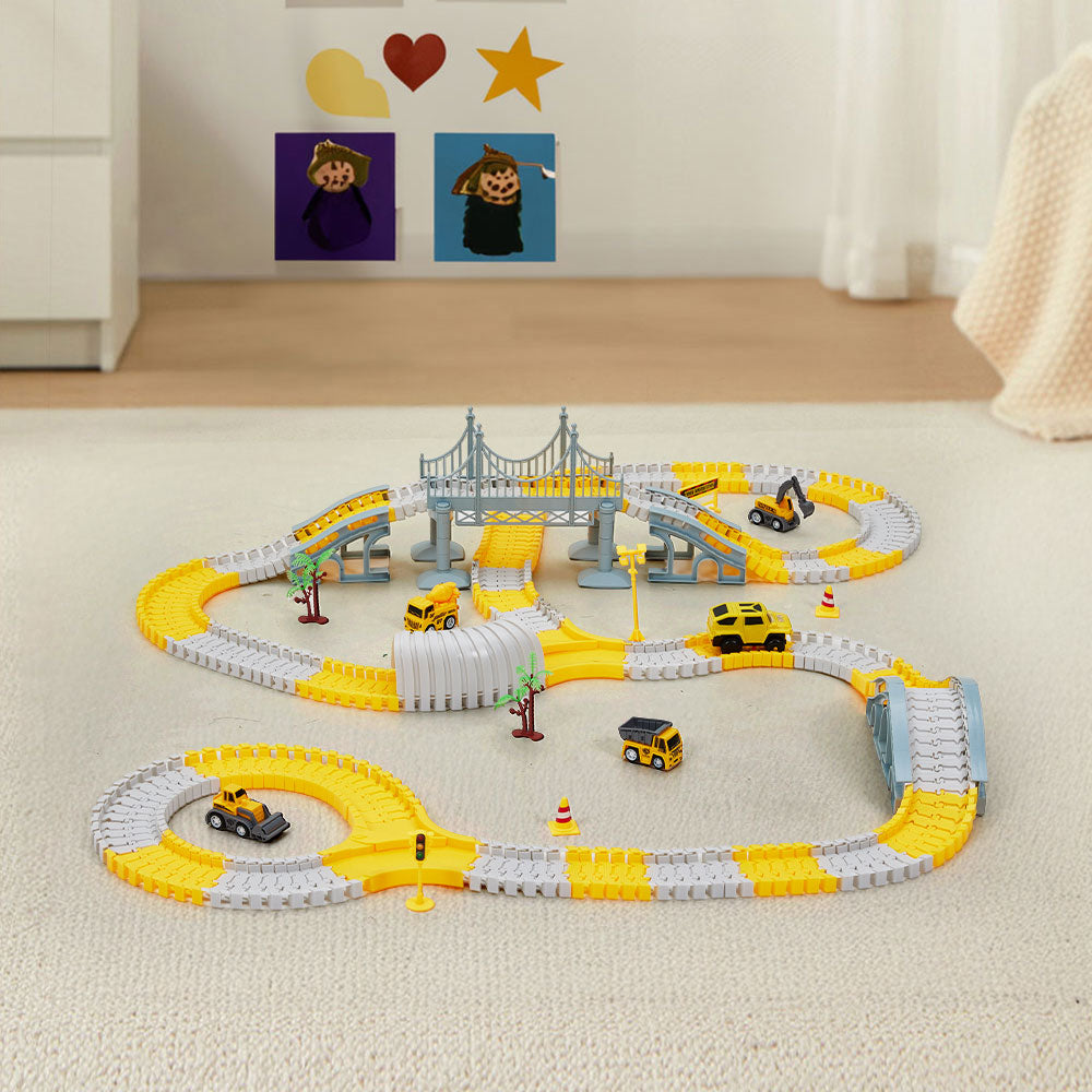 Construction Race Track Toys Set For Kids