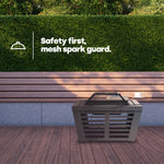 Veneziano Steel Fire Pit & Grill