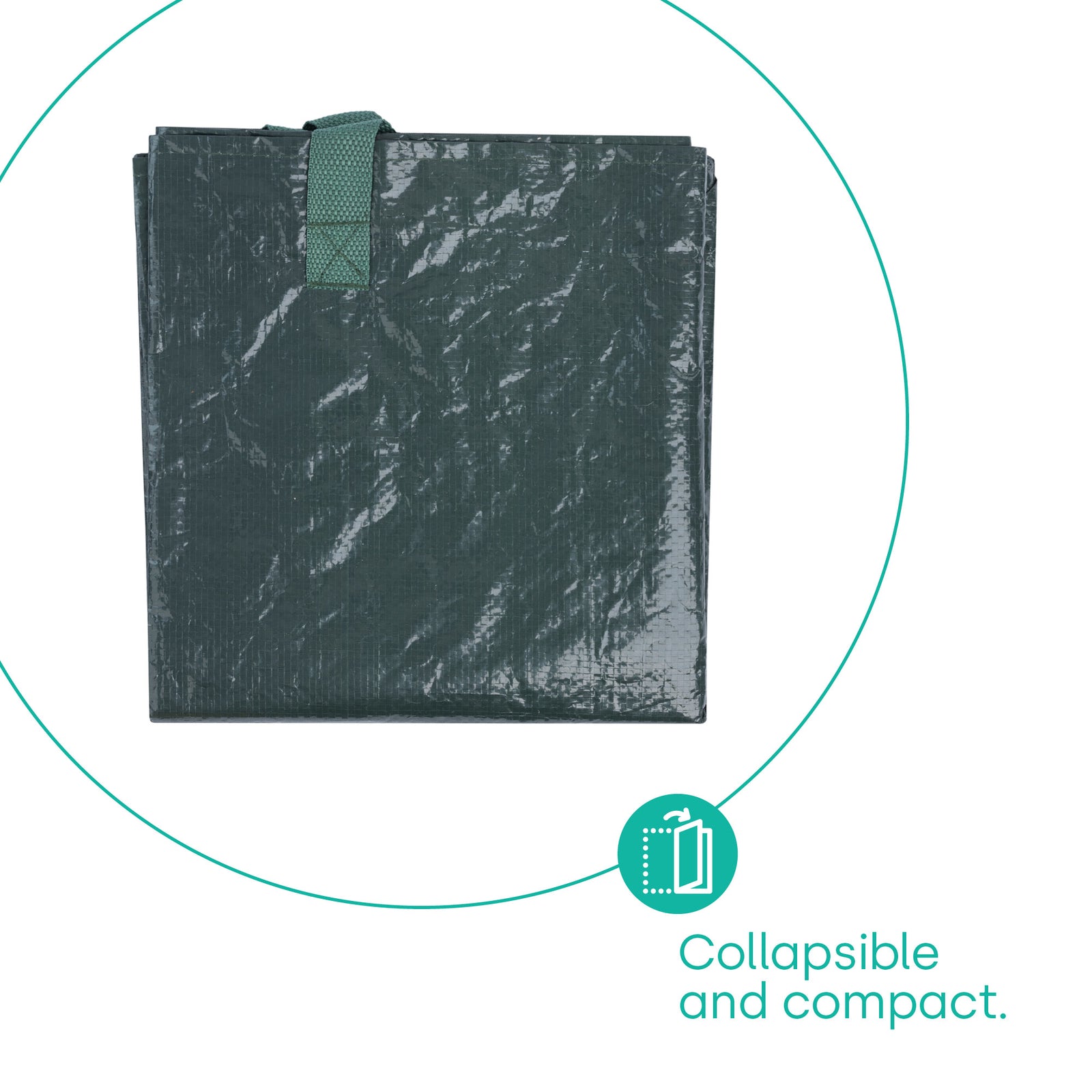 Livivo 82l Garden Waste Bags Set Of 2 Tear Resistant Waterproof Rubbish Sacks