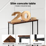Levede Console Hall Table Slim Entryway Hallway Sofa Table Display Shelf Industrial