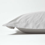 Egyptian Cotton Oxford Pillowcase 200 Tc | 48cm x 91cm | Silver Grey
