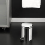 Bathroom Or Kitchen Bin 3l Silver Anti-corrosion Architect S+ Collection