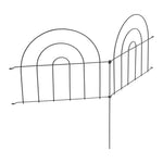Breeins 10pcs Decorative Metal Garden Fences