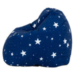 Kids Starry Skies Bean Bag Chair | Navy Blue