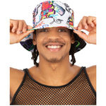 90s Graffiti Bucket Hat