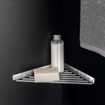 Corner Shower Caddy, Shower Basket, 18cm, Silver, Architect S+ Collection