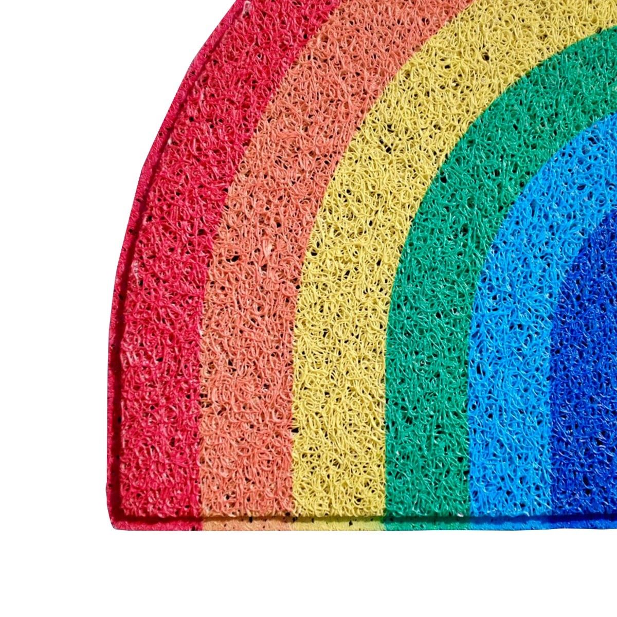 Rainbow Medium Half Moon Doormat | Medium | Rainbow