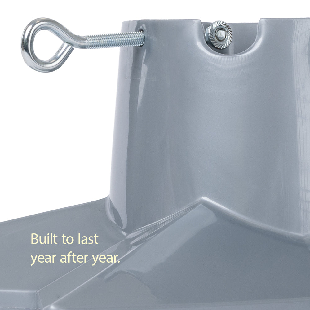 Premium Christmas Tree Stand With 1l Water Reservoir | Silver