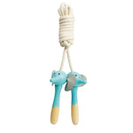 2pcs Wooden Animal Skipping Ropes - Lion and Elephant
