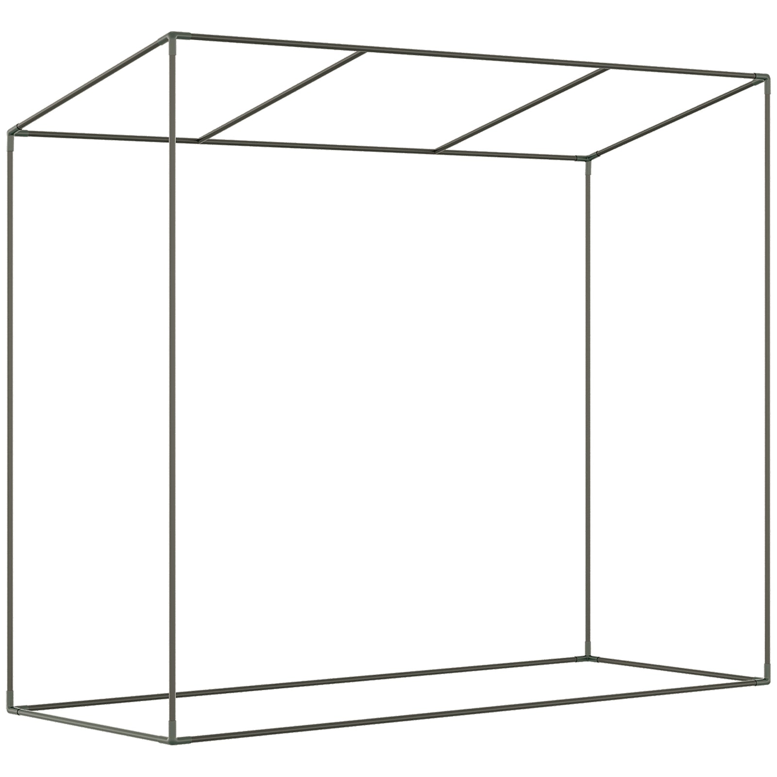 Walk-in Tomato Greenhouse 200x76x168cm | White
