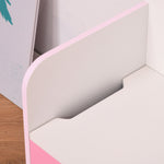 Kids Wooden Toy Box Children Storage Chest Bench Organiser Bedroom | Pink