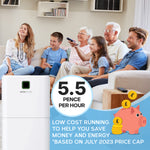 MONHOUSE 12l/day Digital Dehumidifier - Sleep Mode 24hr Timer Portable Quiet