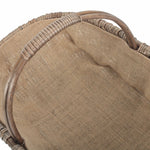 Wicker Shallow Antique Wash Lined Garden Trugs | Large