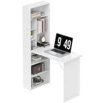 Convertible Desk With Whiteboard Multi-function Workstation | One Size | White