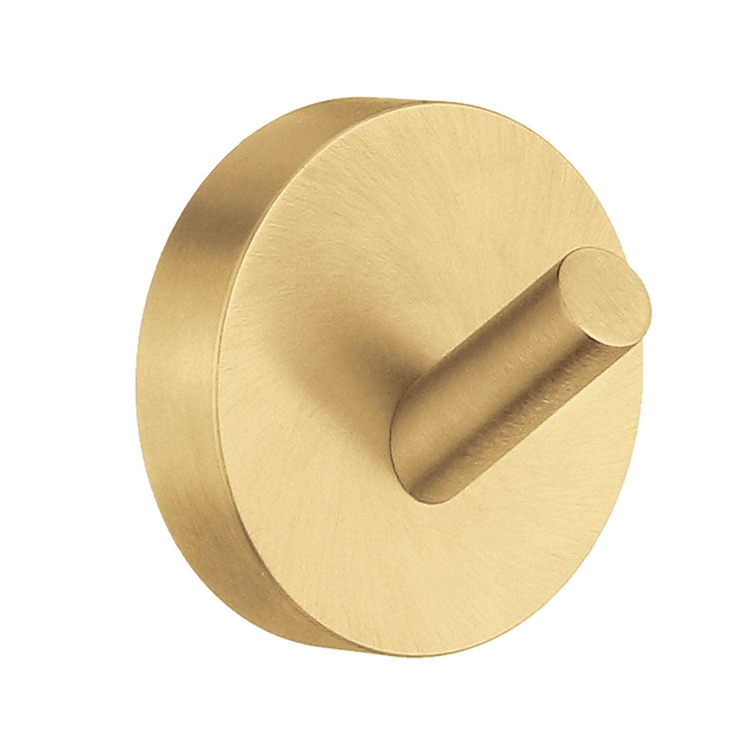 Towel Hooks Wall Mounted Storage Non-rust Brass Core | Single | Polished Brass