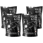Wash & Dye Fabric Dye, Intense Black, 4 Packs Of 350g