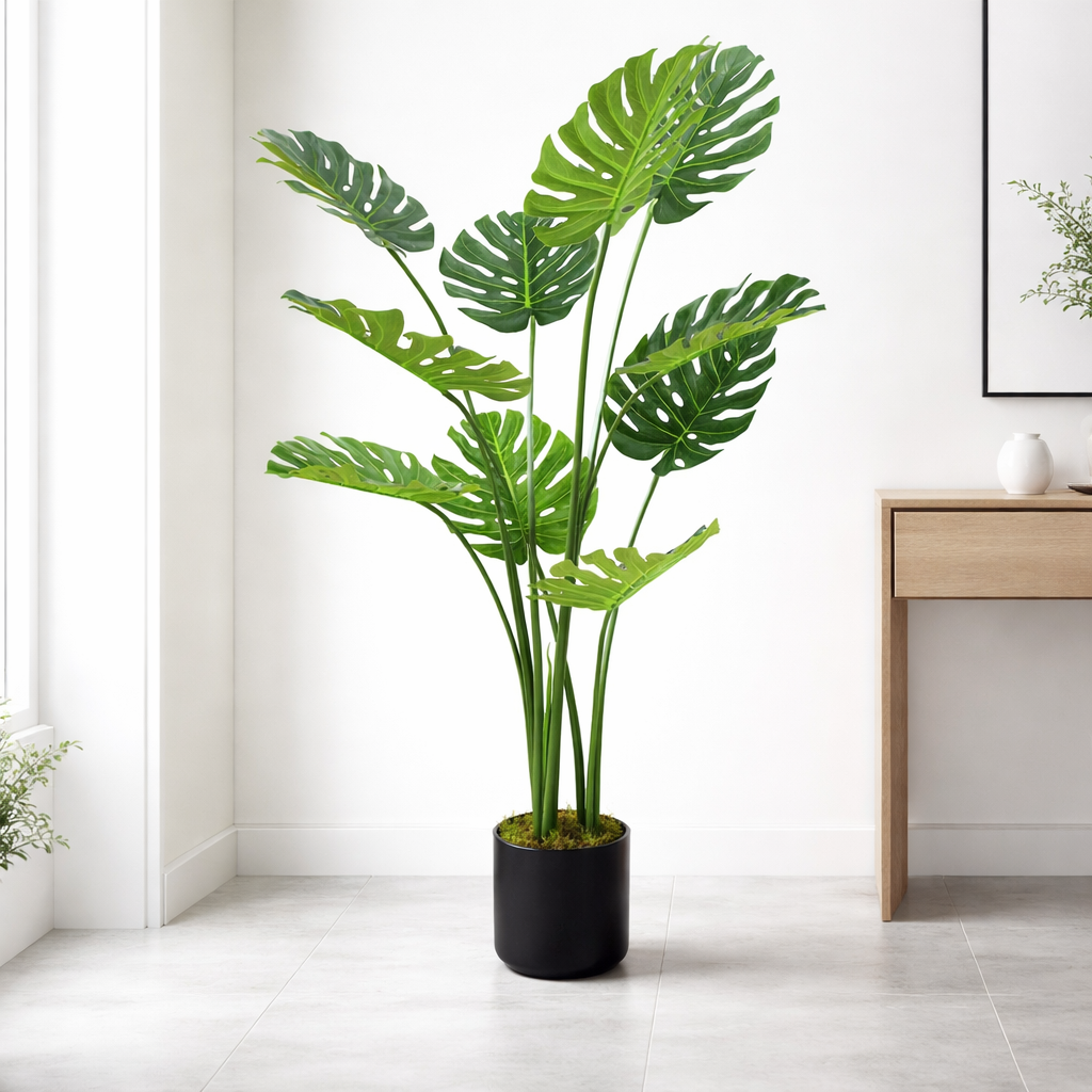 120cm  Realistic Artificial Monstera Cheese Plant