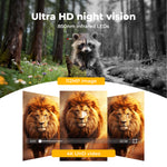 Solar Trail Camera 4k 112mp Hunting Game Cam Wifi Bluetooth 64gb Card | Camouflage
