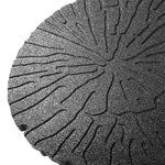 Rubber Stepping Stone Grey Log Design Garden Decoration | Set of 1 | Grey