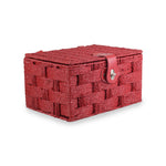 Red Twisted Paper Rope Storage Basket | Small | Red