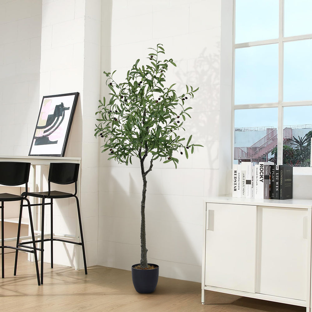 Artificial Olive Tree Decorative Plant In Planter | 170cm