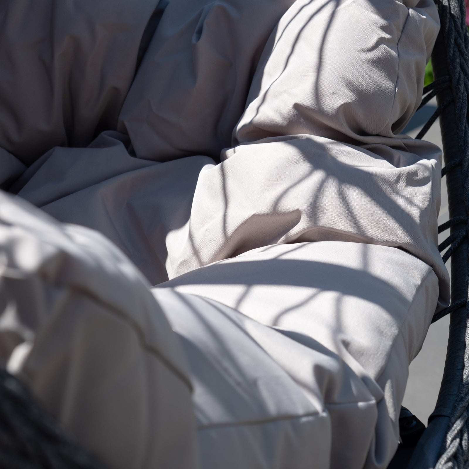 Lynton Garden Hanging Egg Chair | Light Grey