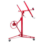 11ft Drywall Lifter With Rolling Casters Panel Hoist | Red