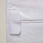 Zipped Mattress Encasement, 40 Cm Depth | European King | White