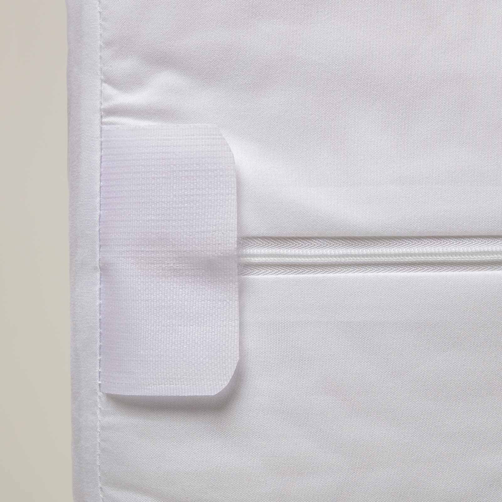 Zipped Mattress Encasement, 10 Cm Depth | Cot | White