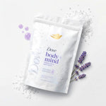 Body + Mind Bath Salts, French Lavender & Oat Milk, 400g | Set-of-6