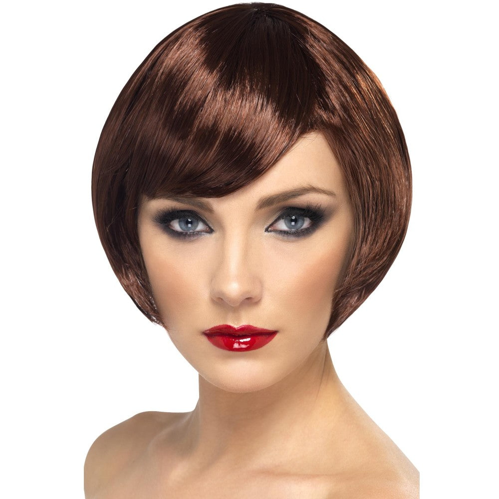 Babe Short Bob Wig With Fringe | Brown