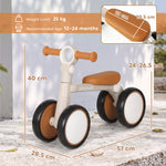 AIYAPLAY Balance Bike Lightweight And Adjustable For 1-2 Years