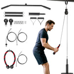 Weight Cable Pulley System For Home Gym With Loading Pin