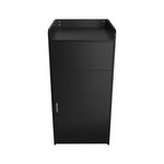 Wooden Litter Bin & Tray Stand | Black