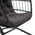 Garden Sanctuary Outdoor Hanging Egg-shaped Chair