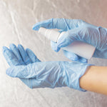 Vinyl Gloves Small S Blue Disposable Powder Free Medical Grade Surgical 100 Pack