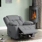 Sheridan Dual Motor Electric Riser Recliner With Massage And Heat | Grey