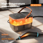Steam Cleaner Portable Multipurpose Steamer With Tools 6 Level 1600ml | Gold
