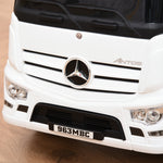 3-in-1 Ride On Car Kids Mercedes Truck Storage For 12 - 36 Months | White