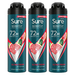 Men Nonstop Protection 72h Anti-perspirant Deodorant Ultra Fresh 150ml, 3pk | 3