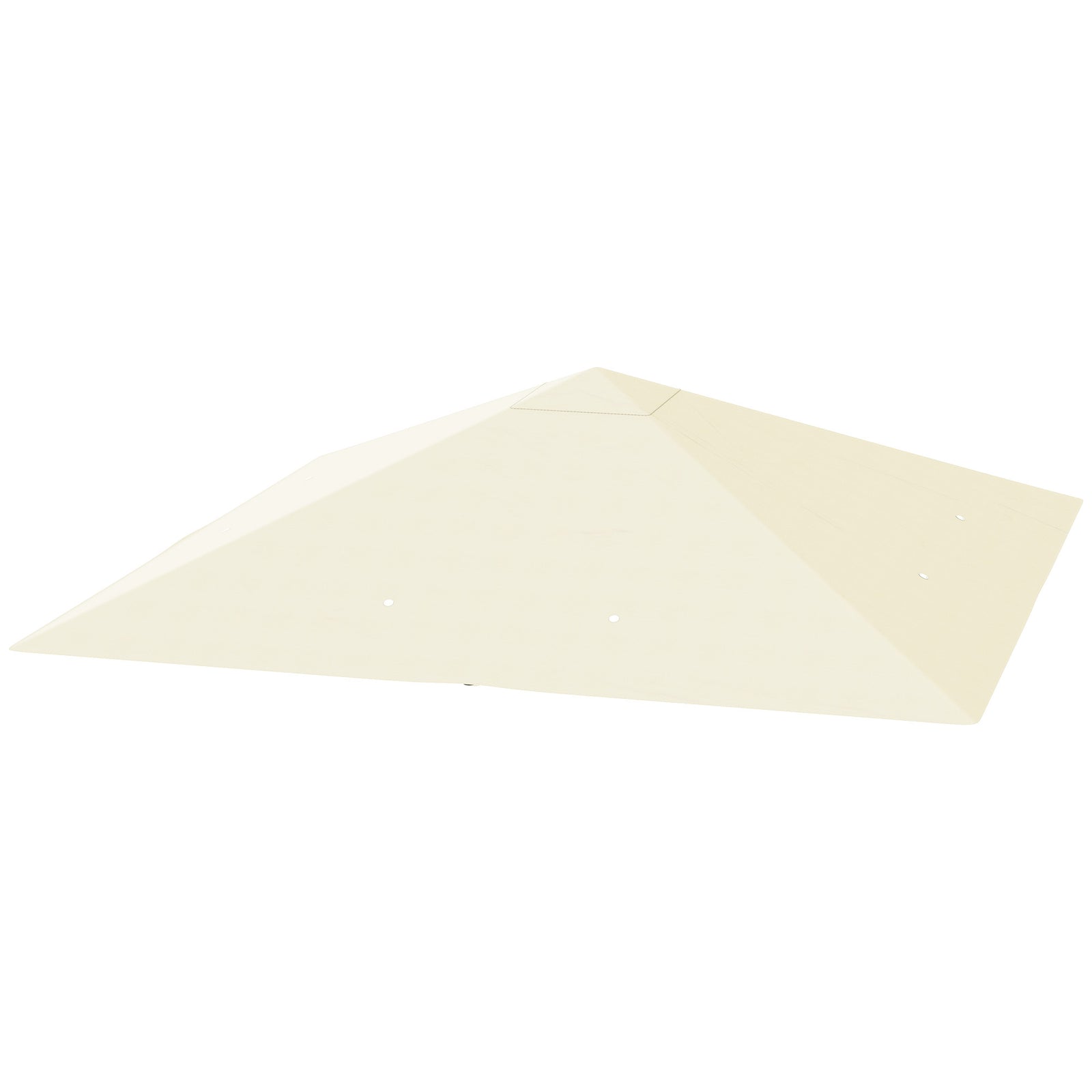 3x3m Gazebo Canopy Replacement Cover With Drain Holes Upf30+ | Cream