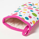 Multi Colour Polka Dot Cotton Oven Glove