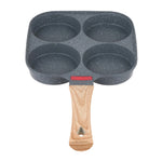 19cm W X 19cm W Non-stick 4-hole Egg Frying Pan